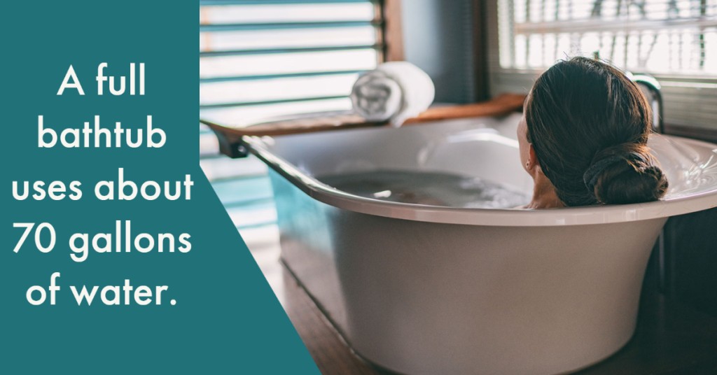 bath conversion water consumption